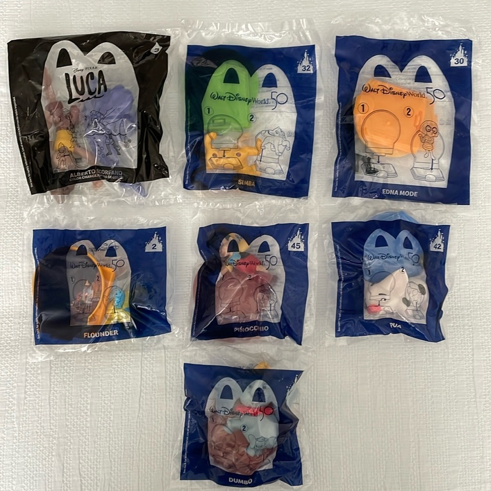 (7) Disney Toys from McDonald’s